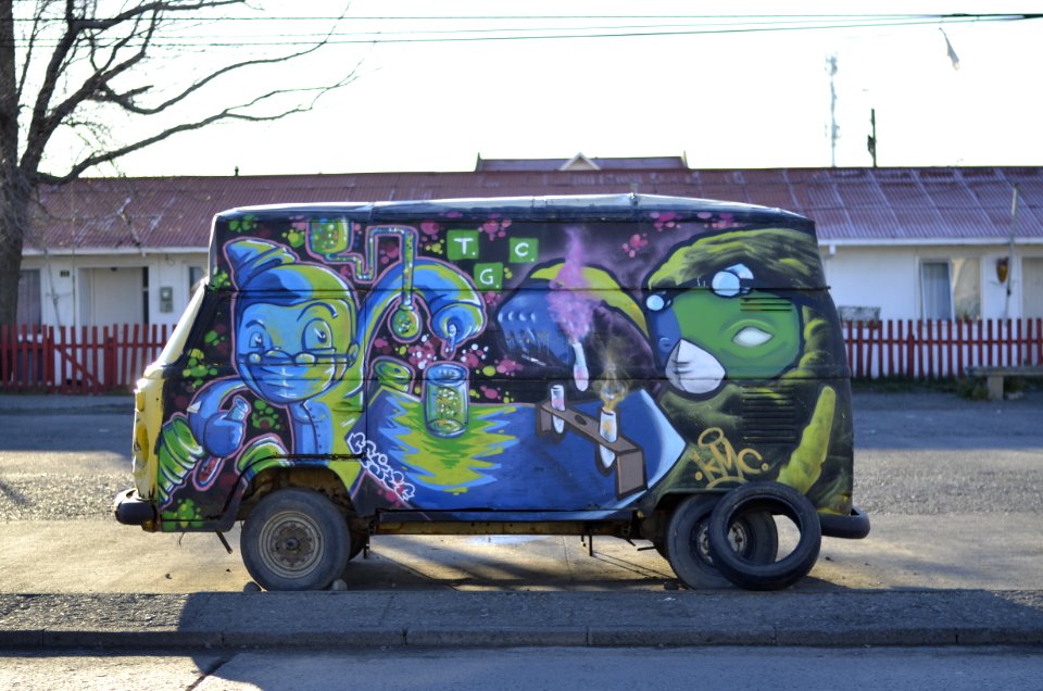 Punta arenas, Chile, Camioneta