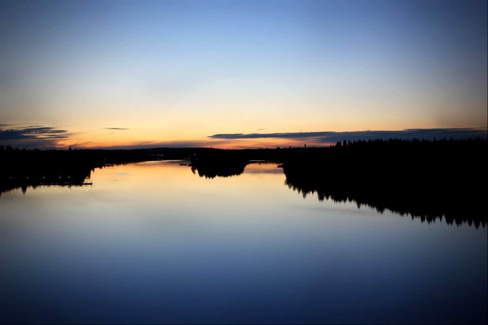 The light of the midnight sun, St cksj , Sweden
