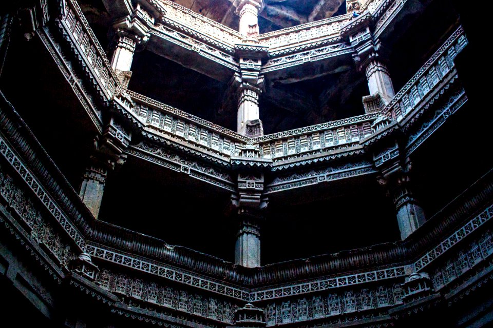 India, Rudabai stepwell aka adalaj stepwell, Adalaj