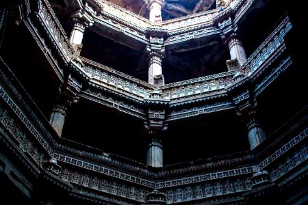 India, Rudabai stepwell aka adalaj stepwell, Adalaj