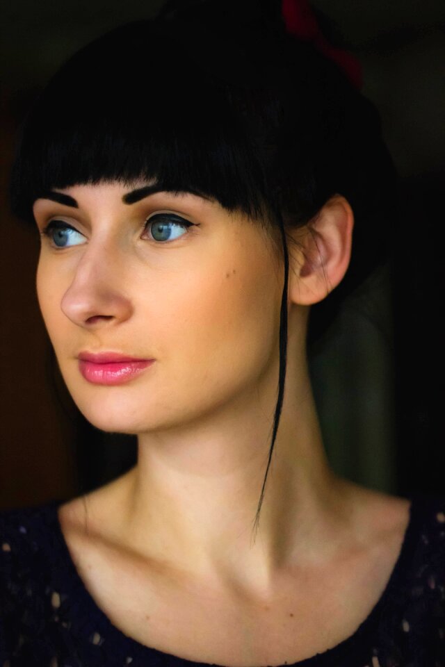 Female women face beautiful woman face