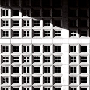 architectural photography of white building