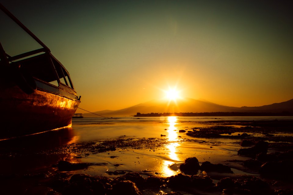 Gili air, Indonesia, Sunrise