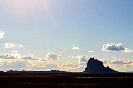 grey stone formation under blue sky