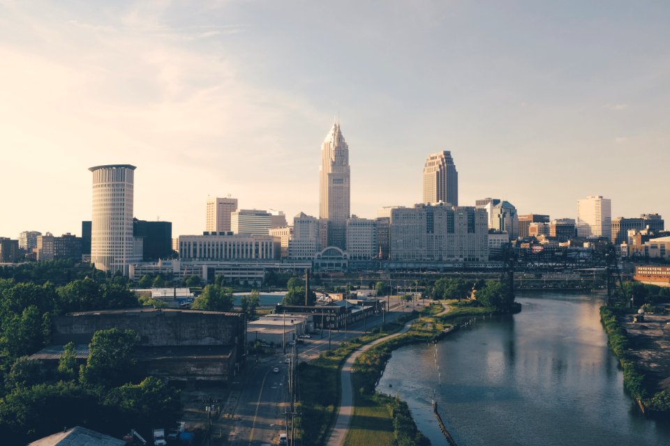 Downtown, Skyline, Cityscape