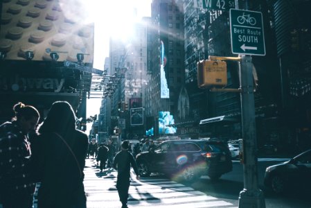 New york, Theater district, United states photo