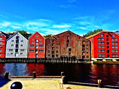 Norway, Trondheim, Windows photo