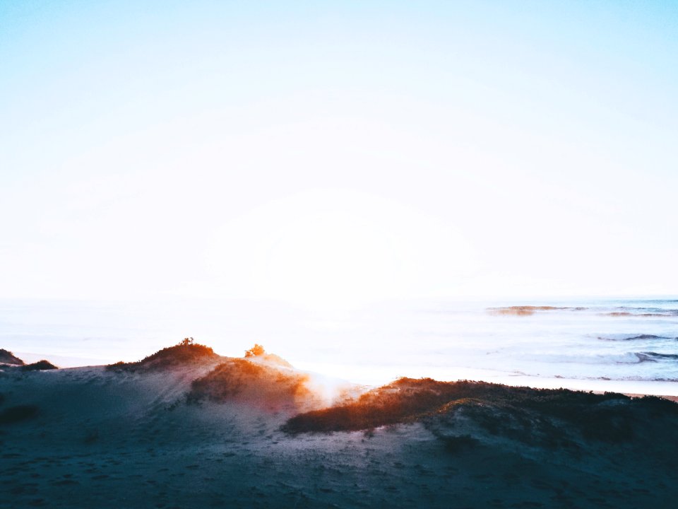 aerial photography of coastline