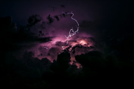 photography of lightning storm