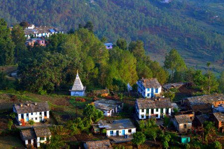 Binsar, India, Village photo
