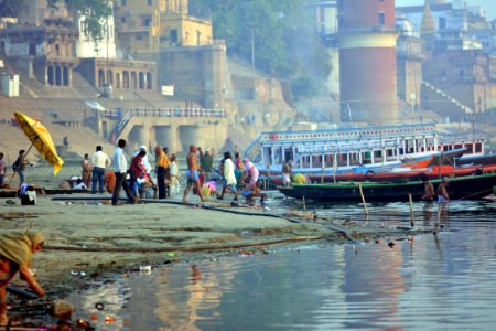 Temple, Boat, Bath