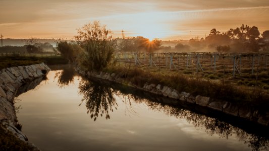 Water, River, Sky