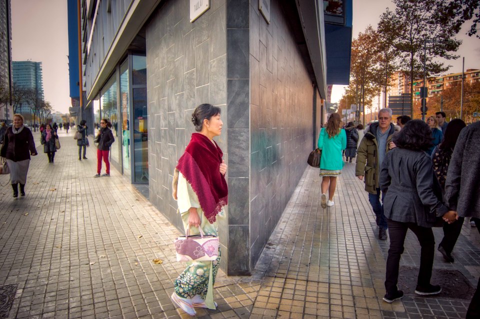 People, Street, Corner