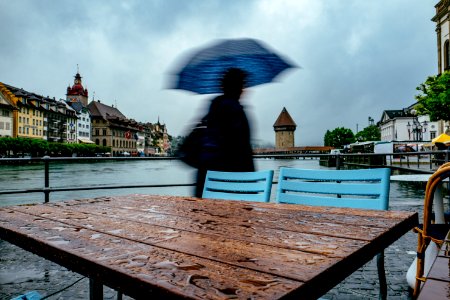 Lucerne, Switzerl, Umbrella photo