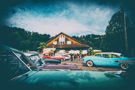 Switzerl, Hayride, Oldtimer photo