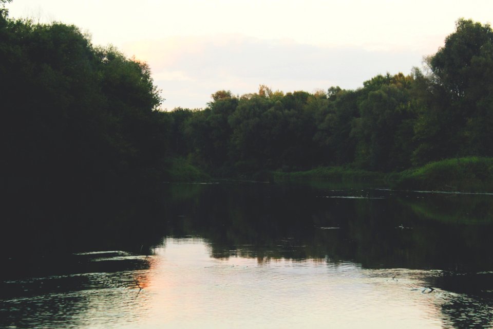 Malinovka, Russia, River photo