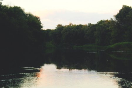Malinovka, Russia, River photo