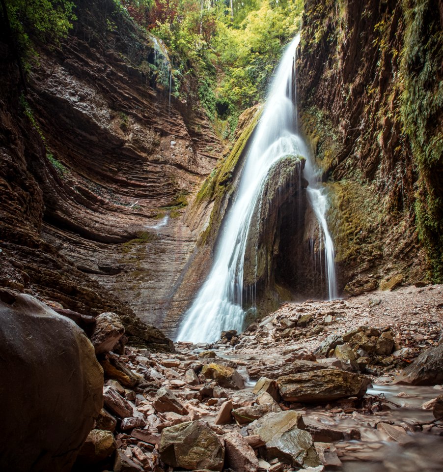 Vodopad shapsug, Russia, Mountain