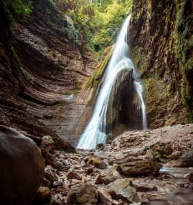 Vodopad shapsug, Russia, Mountain