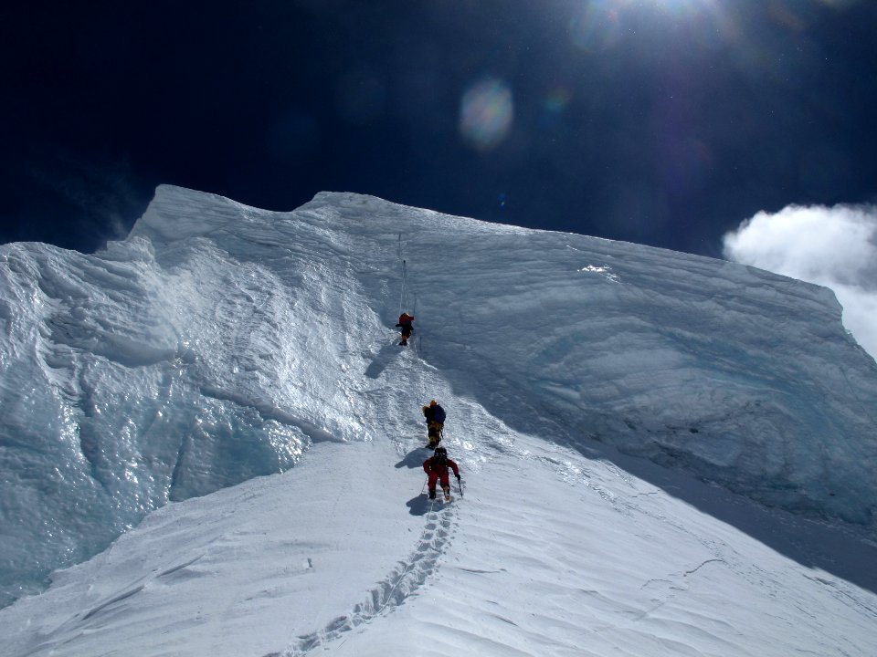 Sky, Summit, Glacier