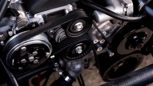 gray and black engine