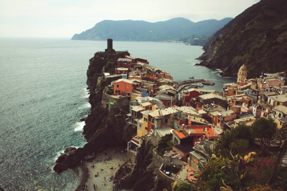 Sea, Walk, Town