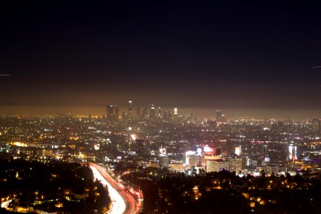 cityscape under black sky
