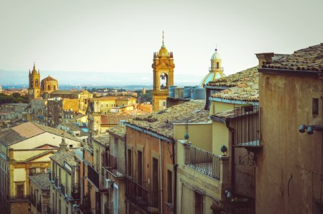 Caltagirone, Italy, Rooftops photo