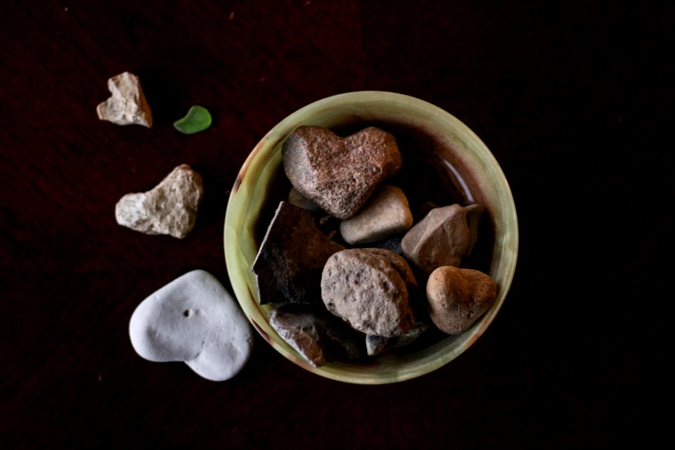 Natural light, Hearts, Still life