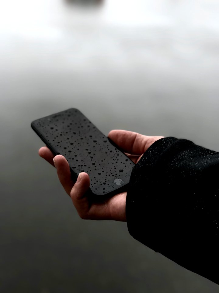 person holding iPhone