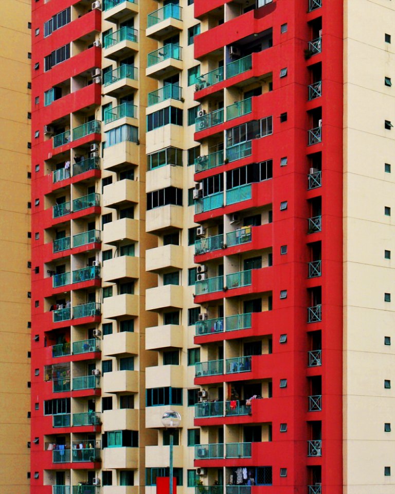 Red, Apartment photo, City