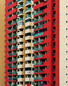 Red, Apartment photo, City