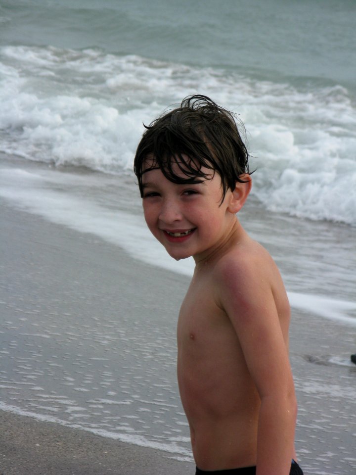 Swimming, Waves, Happy