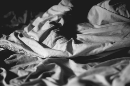 Bedroom, Bed, White
