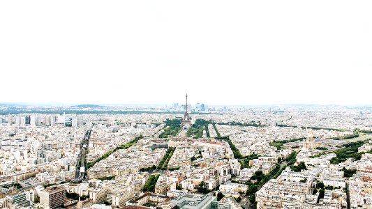 aerial photo of white concrete buildings at daytime