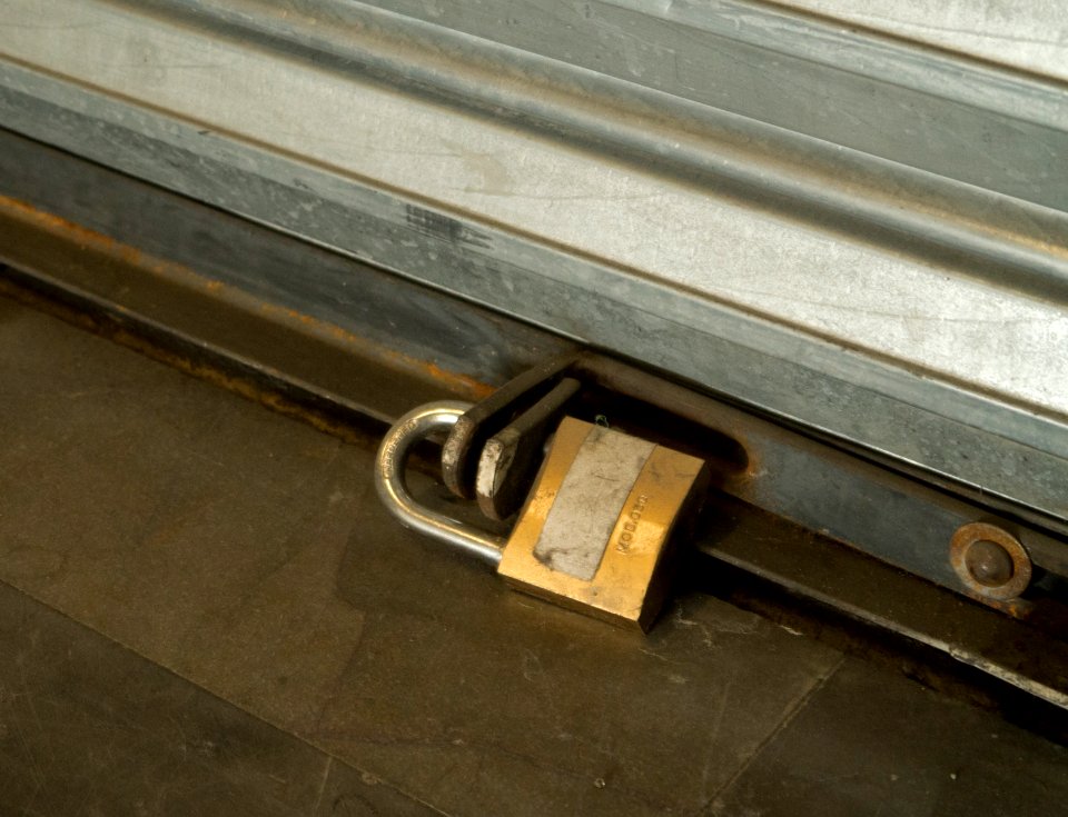 Closed, Metal, Lock