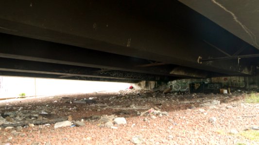 Urban decay, Bridge, Trash
