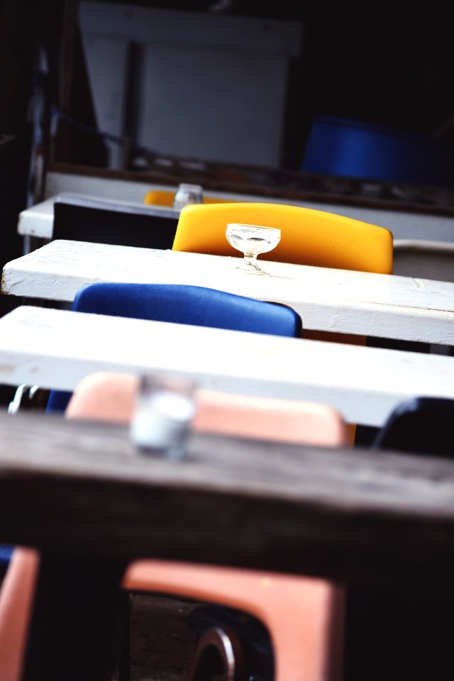 Bar, Tables, Glasses