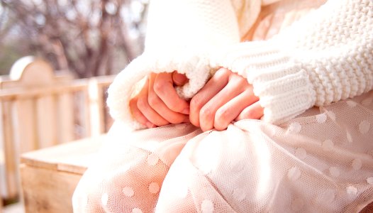 person resting hand on hip photo