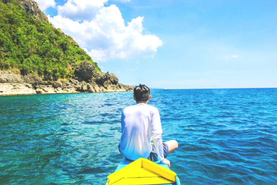 Boat, Sea, Man