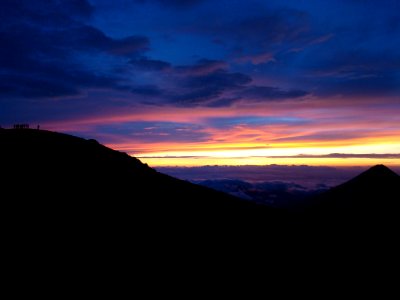 Volcan de acatenango, Guatemala, Sunrise