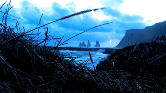 Reynisdrangar, Icel, Beach