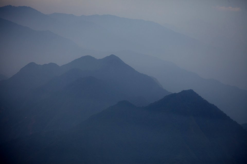 Bhutan, Mist, Depth photo