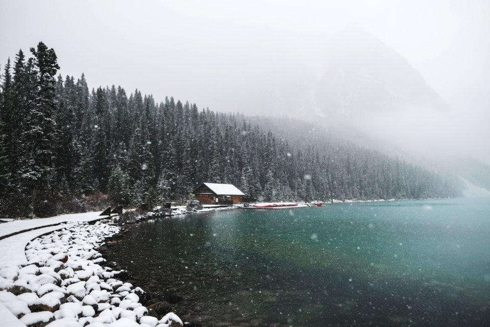 Lake louise, Canada, Ice