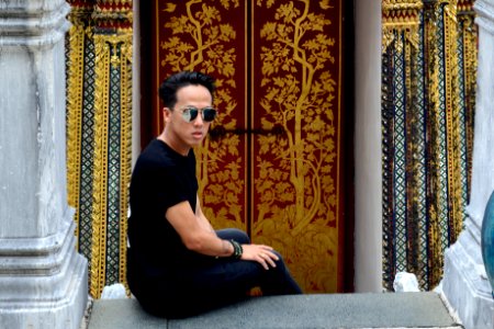 Bangkok, Thail, Male blogger