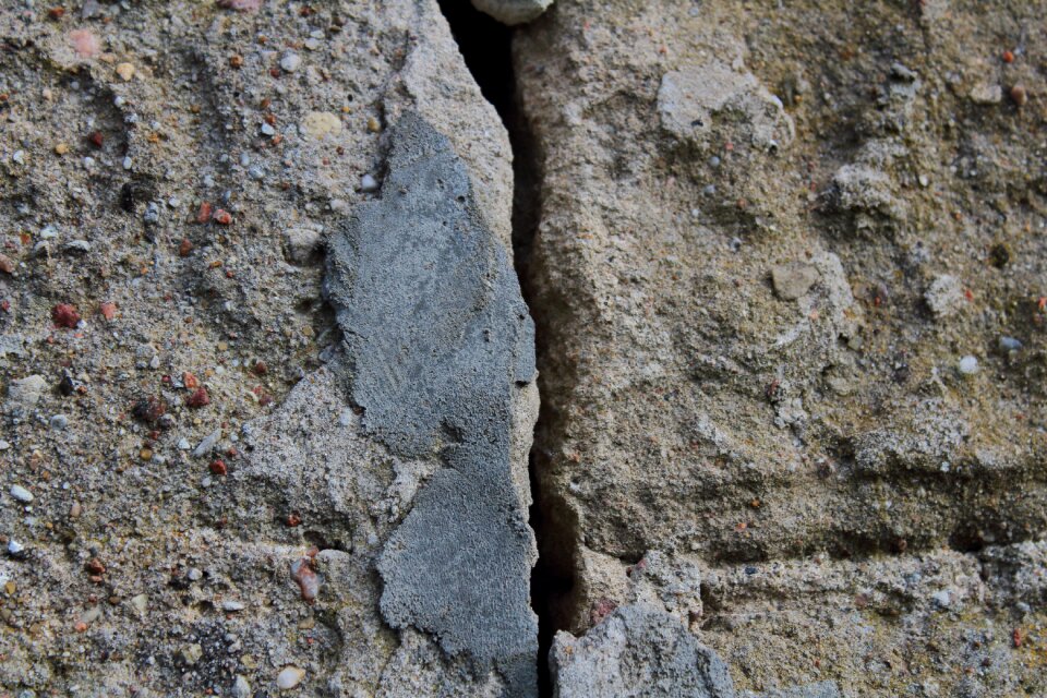 Crack wall of the house the background