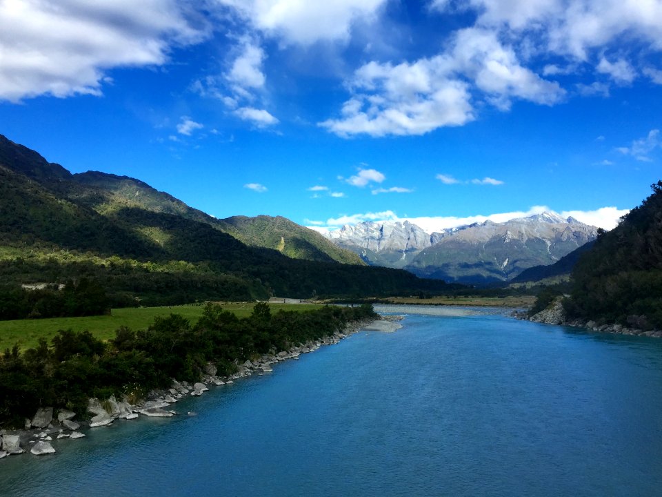 Whataroa river, New zeal, Nature