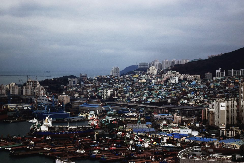 South korea, Busan tower, Road