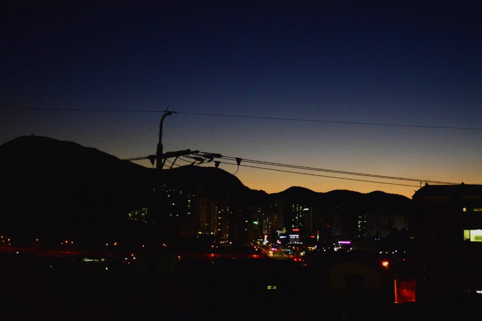 Ulsan, South korea, Sunset