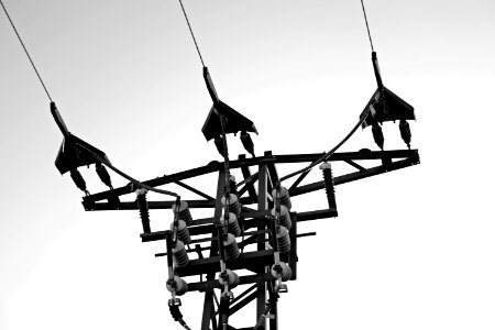 Dieen am ammersee, Germany, Powerline mast